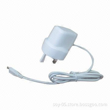 Universal Power Supply with Fixed Cable Micro USB, UK Mark